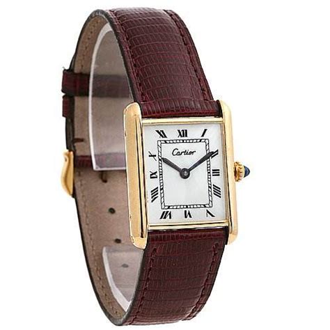 Cartier Tank Classic 18k y Gold Audemar Piguet Movement.